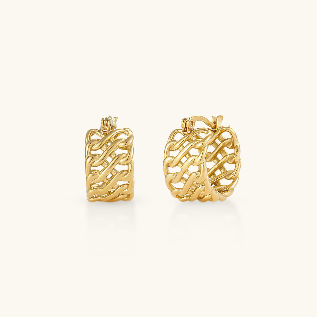 Aurora Woven Cascade Earrings