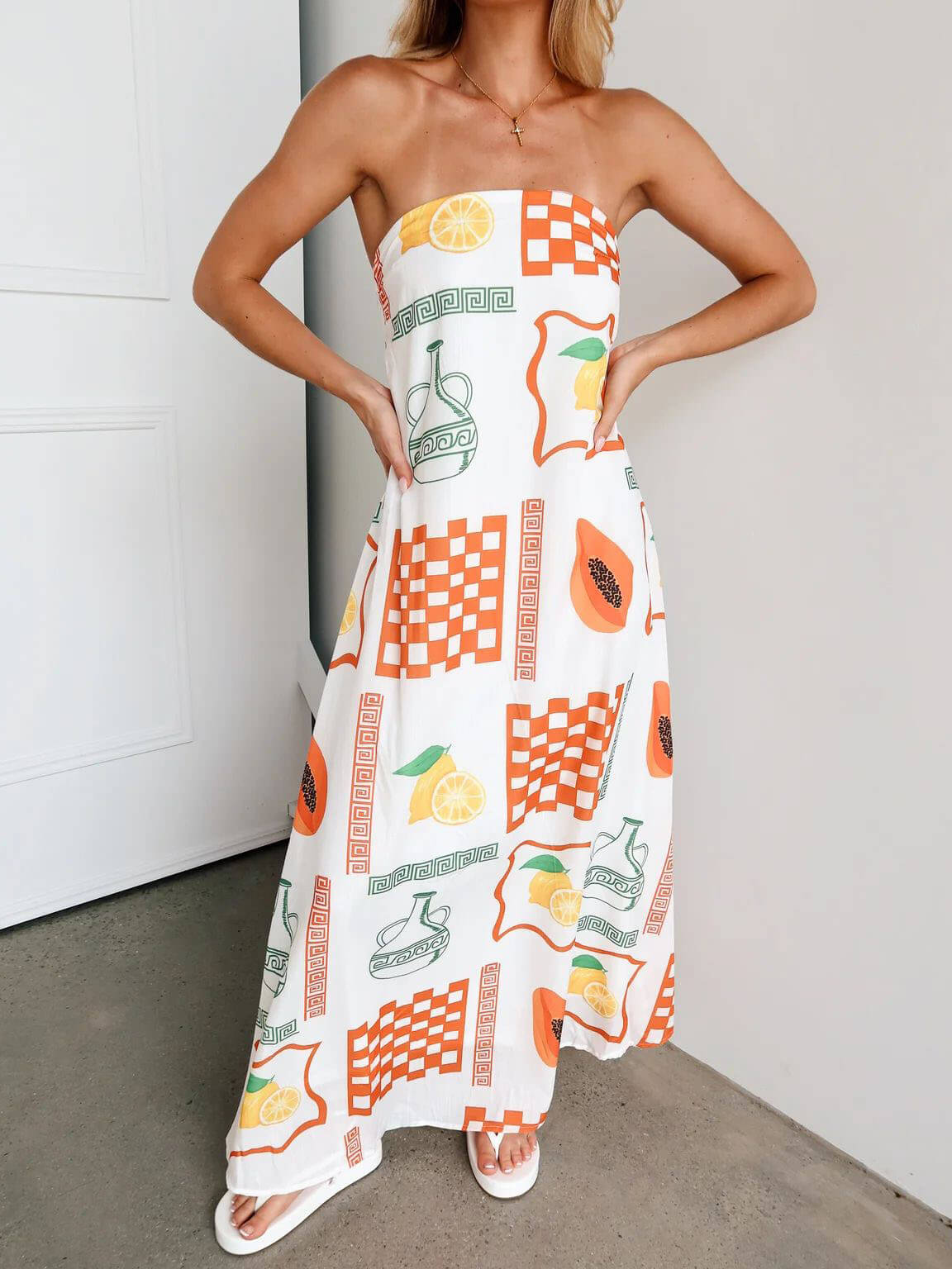 Amara - Printed Maxi Dress