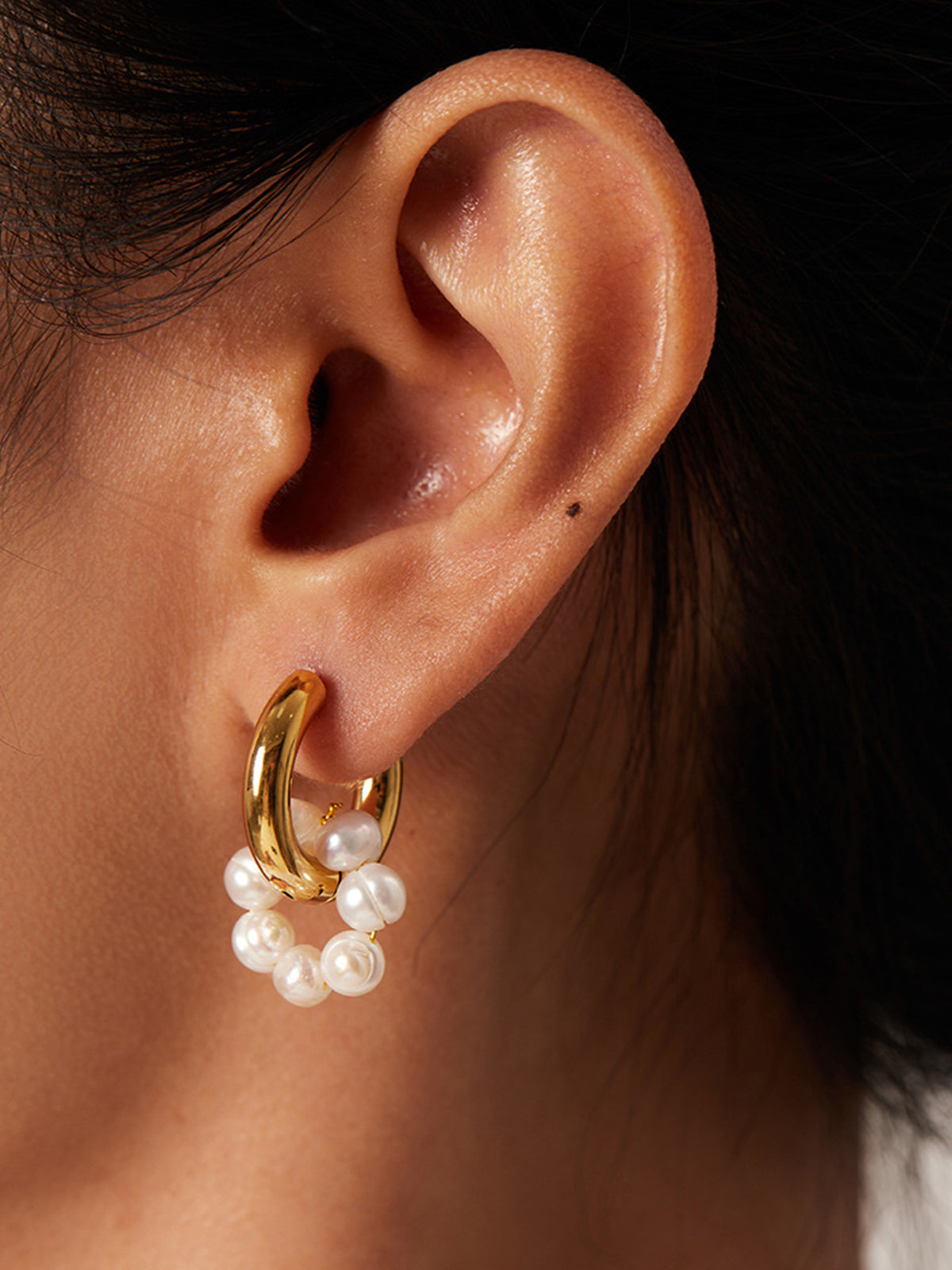 Pearl of Joy Drop Earrings