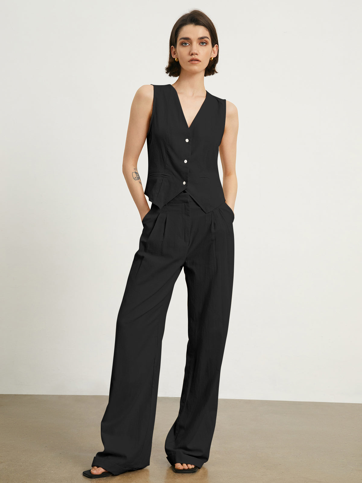 Effortless Linen Pants Set