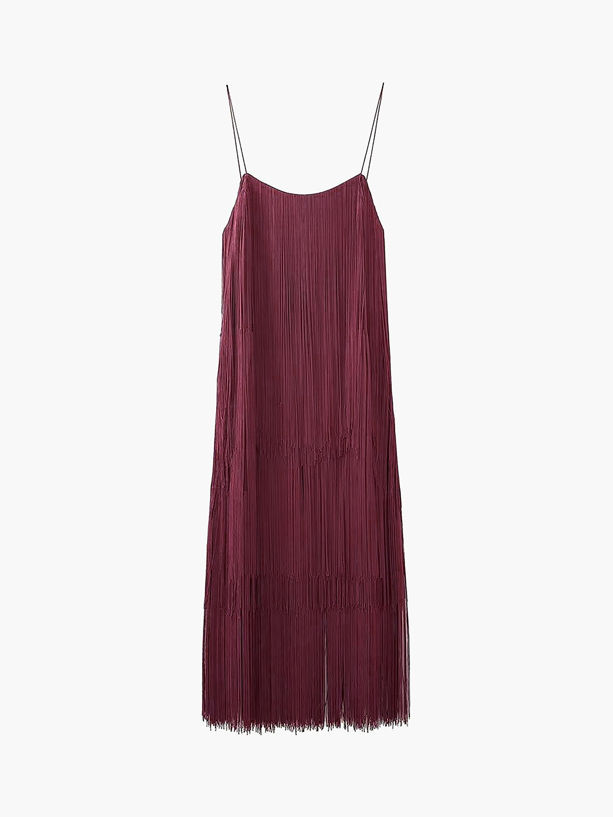 Florence Fringed Open Back Short Dress