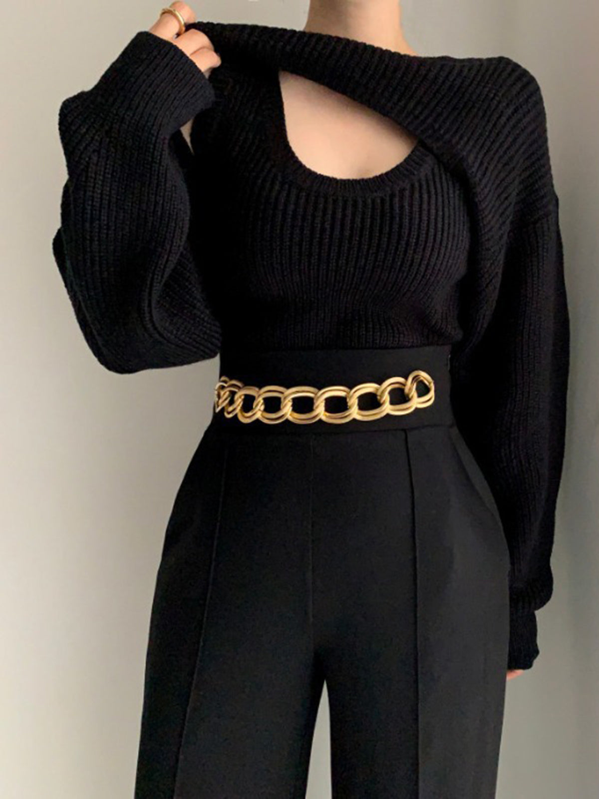 Utility Two Piece Bolero Sweater