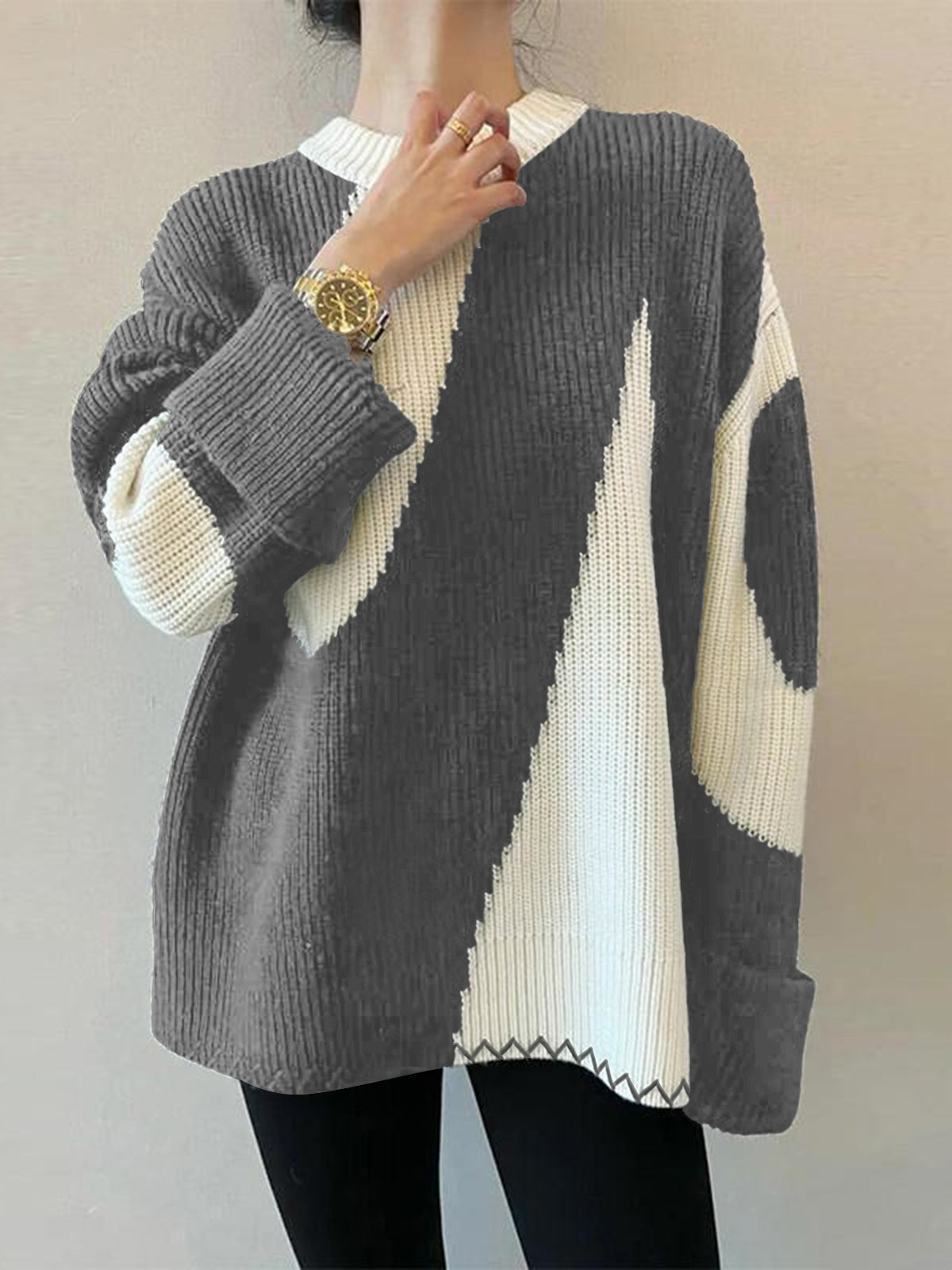 Oversized Zebrataur Sweater