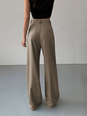 Divine Pleat Wide Leg Dress Pants