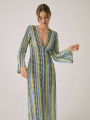 Crochet Vacation Split Long Dress