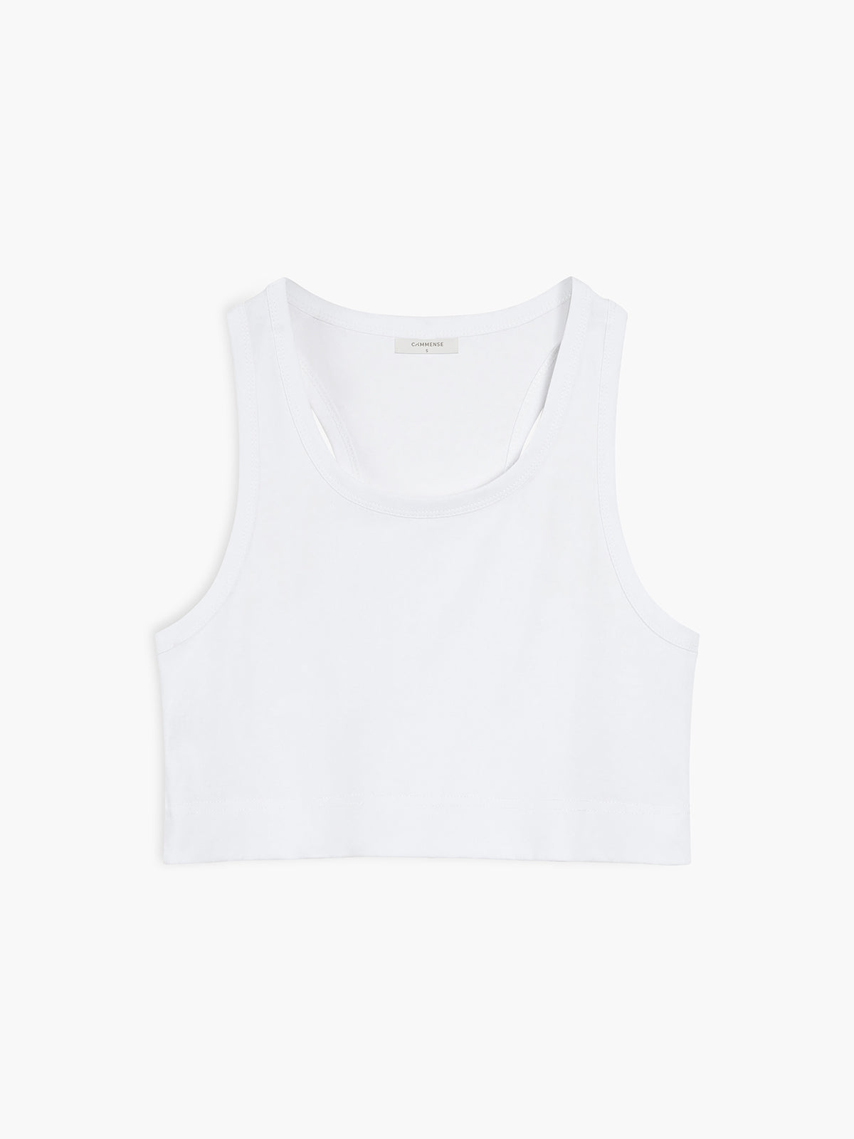 Cotton Blends Cropped Tank Top