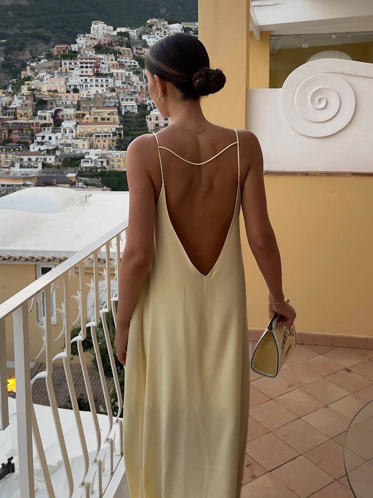 Tessa - Backless  Positano Dress