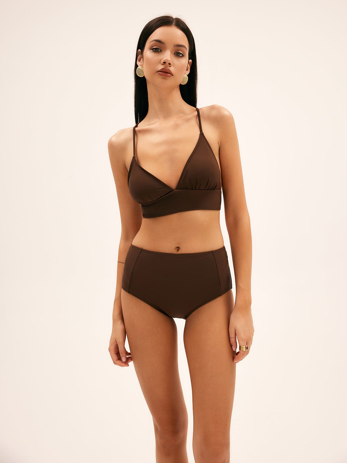 Palm Beloved High Waist Bikini Set