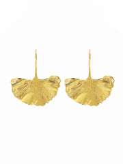 Ginkgo Leaf Earrings