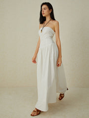 Pure Cotton Tube Long Dress