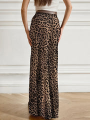 Leopard Print Maxi Skirt