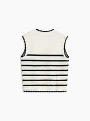 Contrast Striped Knitted Top