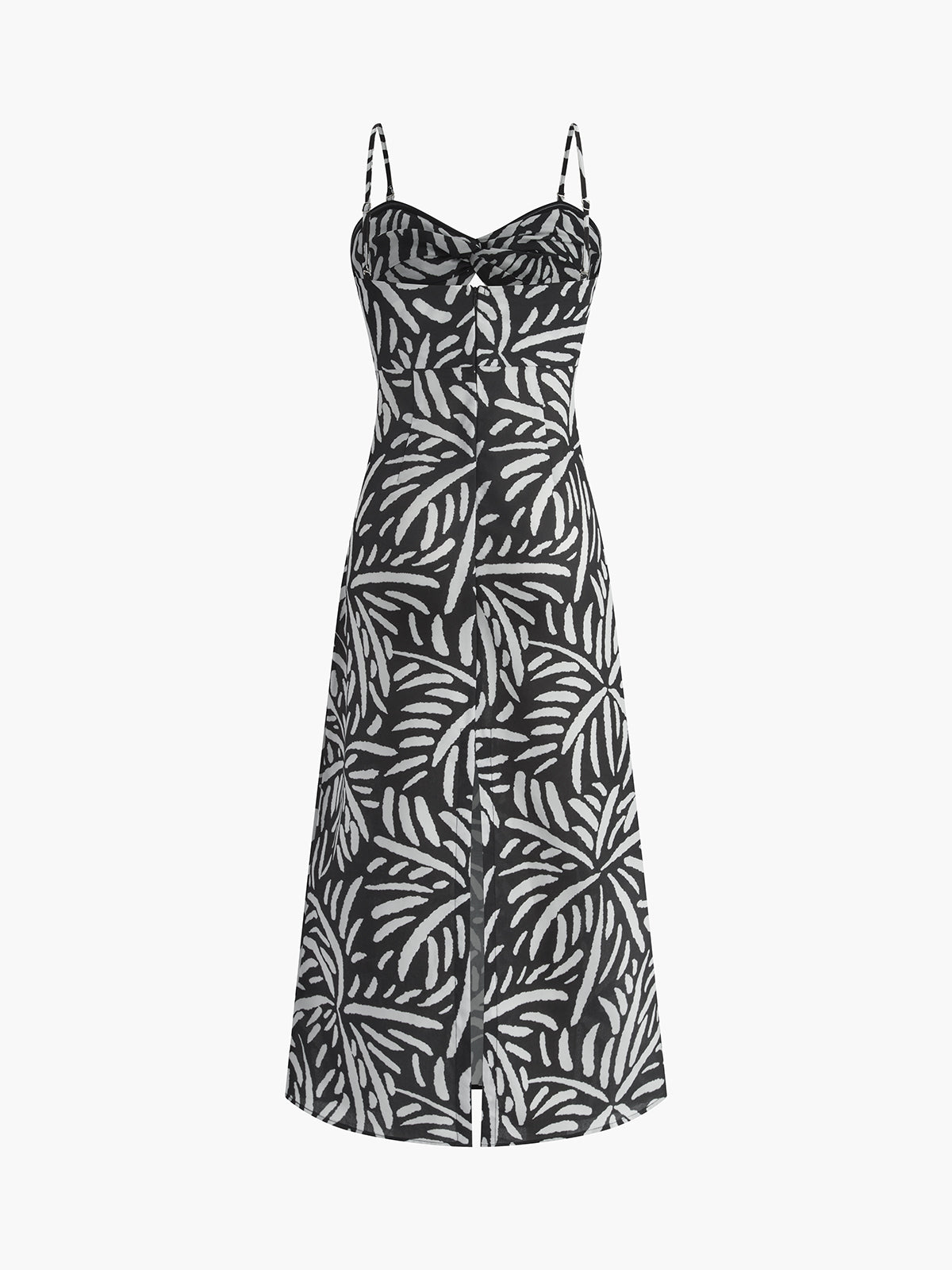 Print Twist Cami Long Dress