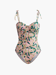 Floral One Piece Swimsuit