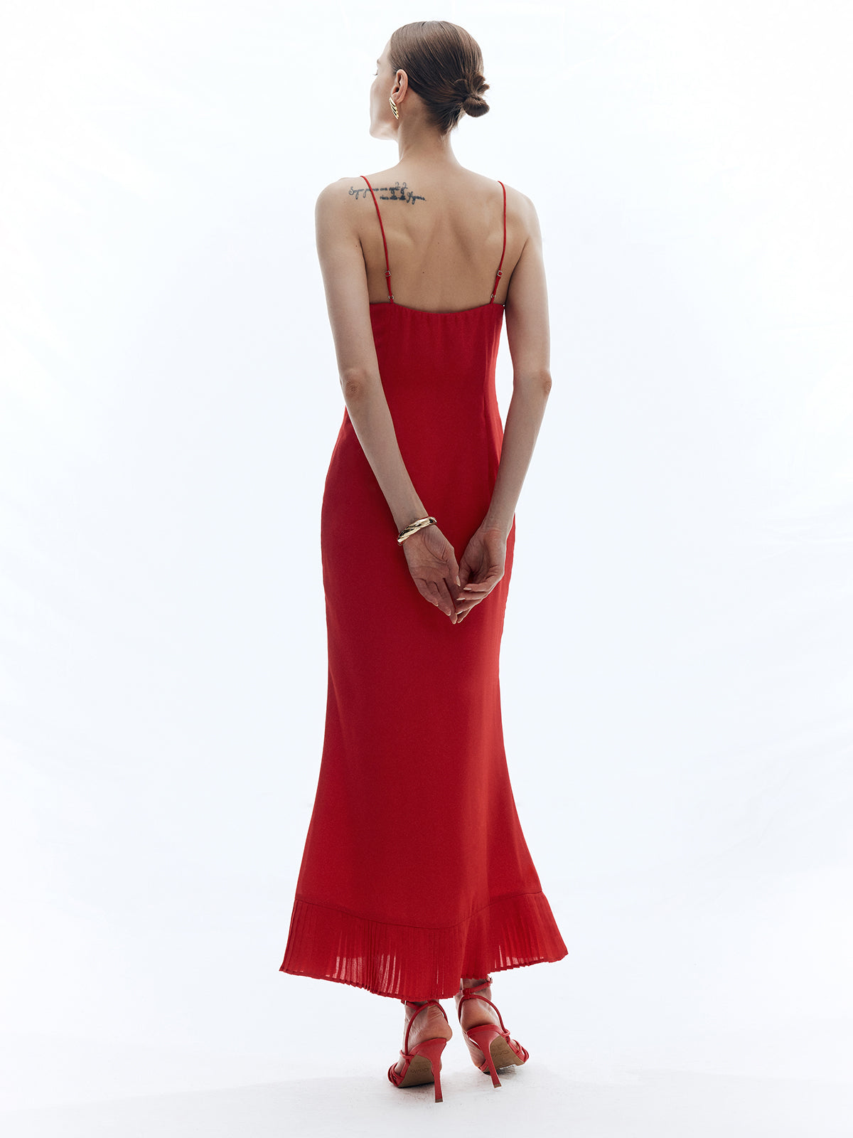 Backless Sleeveless Solid Long Dress