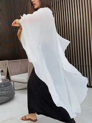 Shift Chiffon Asymmetrical Cover Up