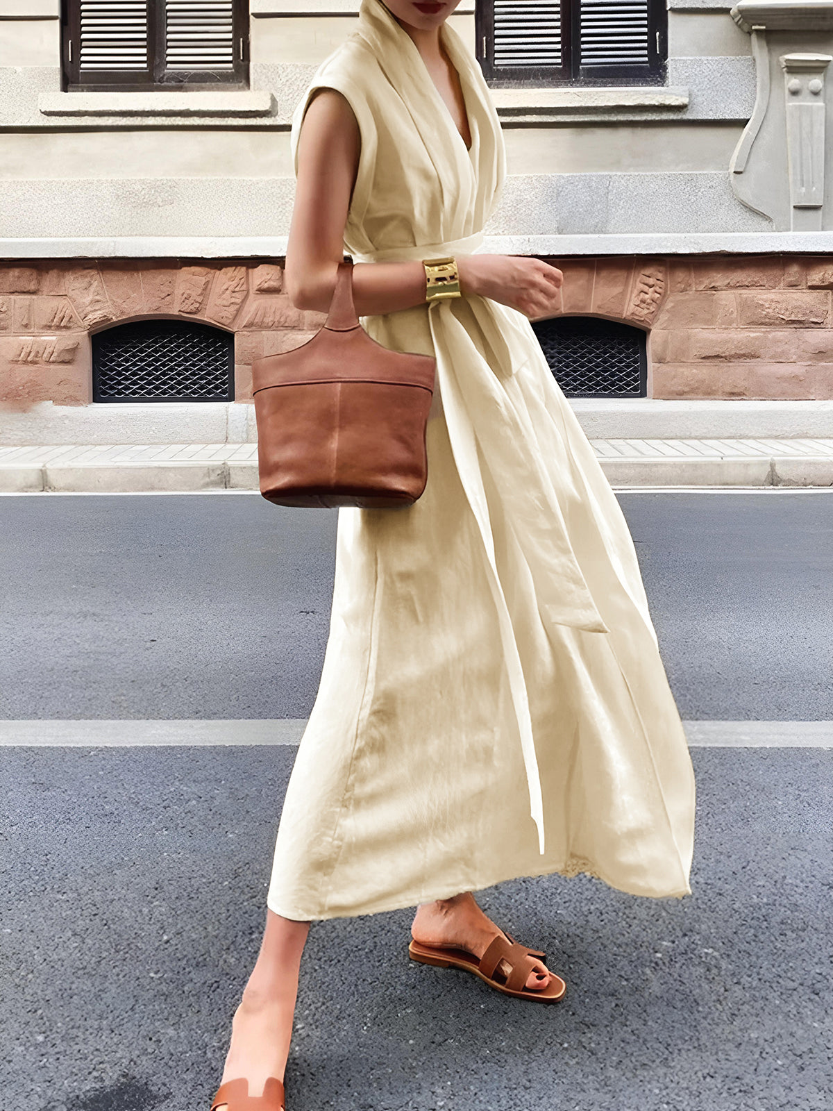 Natural Grace Long Dress