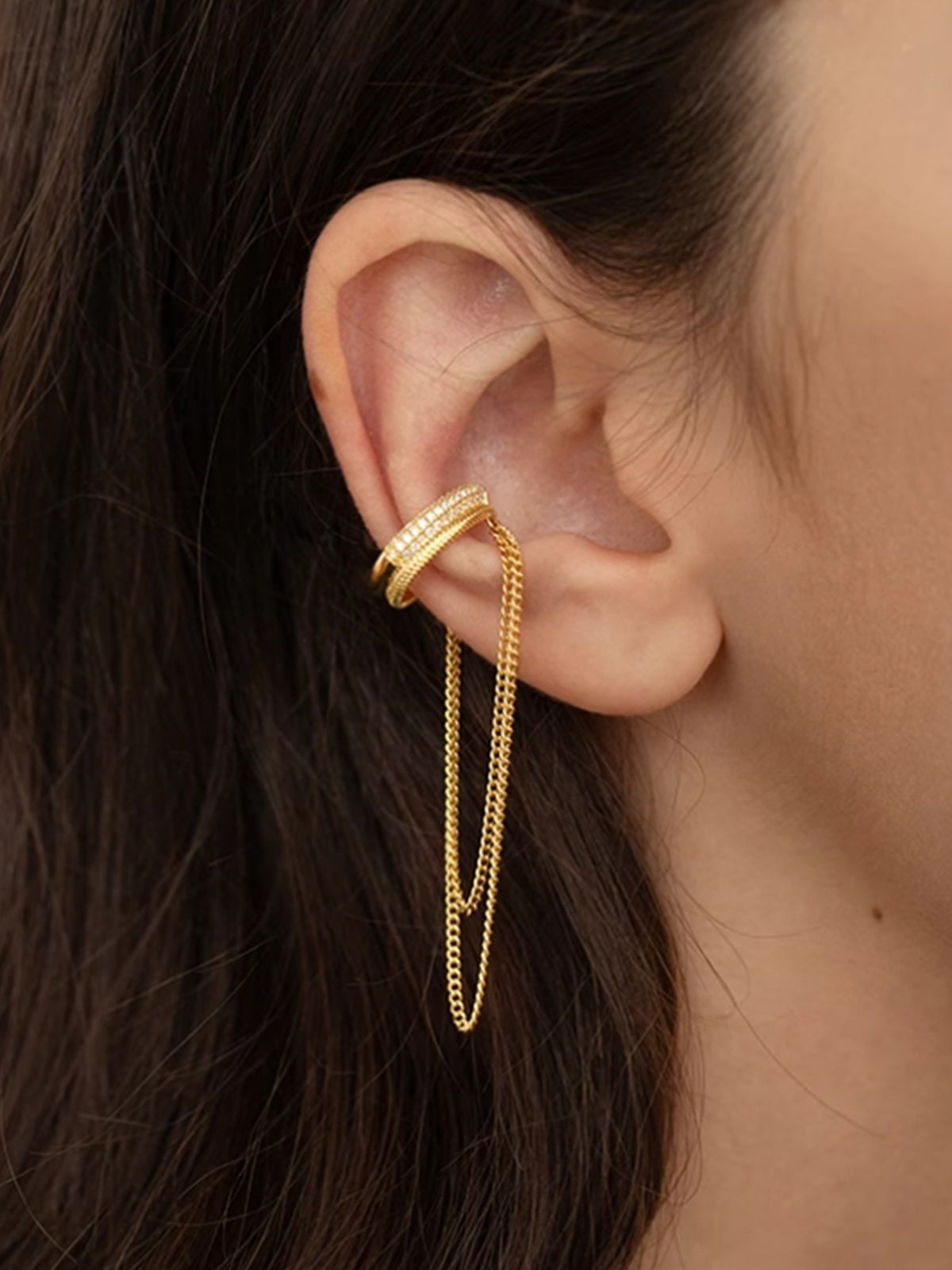 Tassel Single Ear Bone Clip