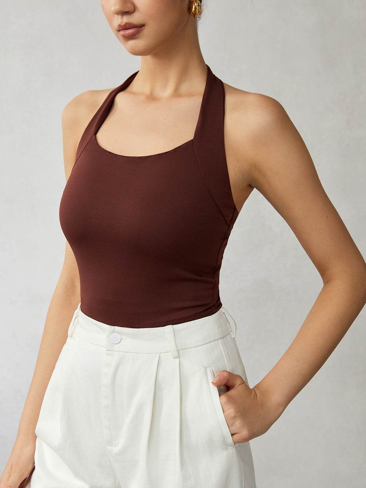 Halter Backless Tank Top