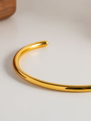 Golden Open Bracelet