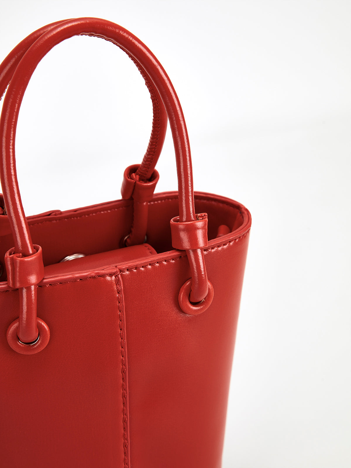 Small Bucket-Shape Handbag