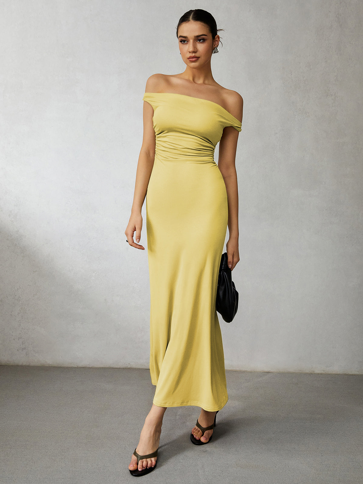 Casual Off Shoulder Long Dress