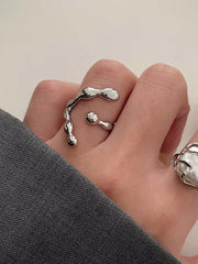 1pc Minimalist Crescent Moon Ring