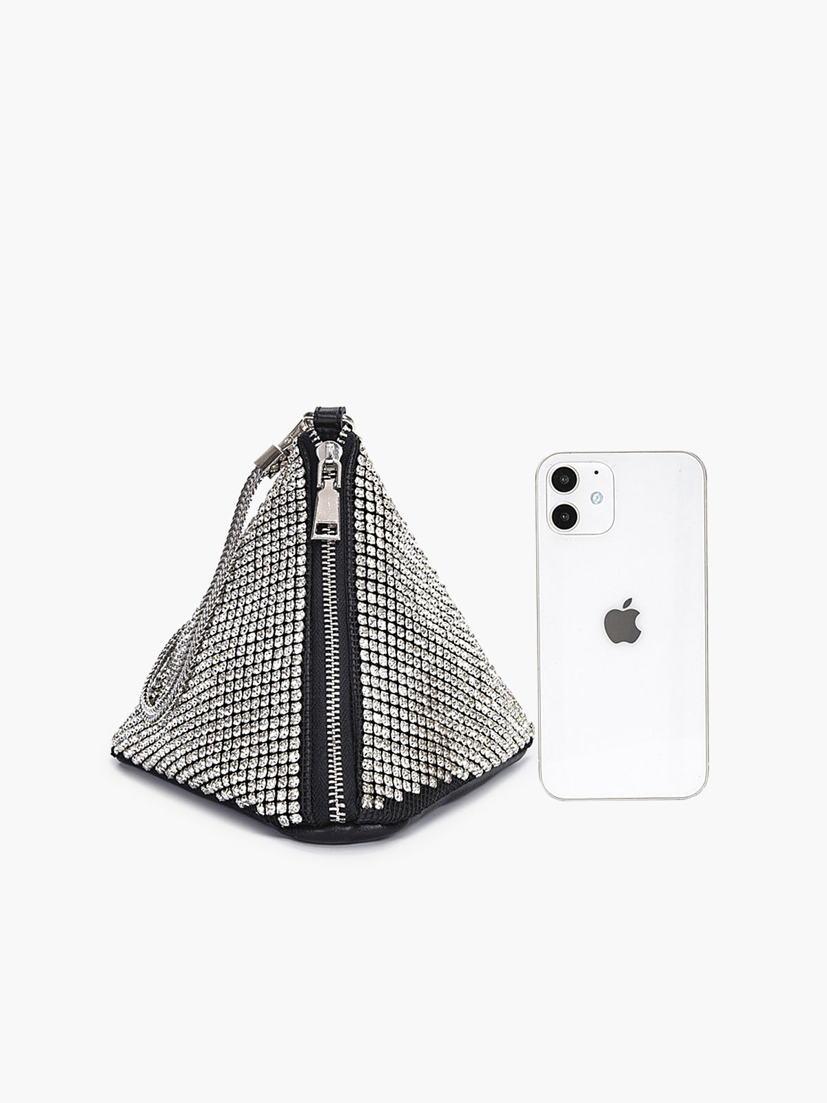 Rhinestone Triangle Mini Bag