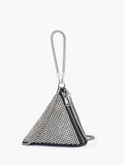 Rhinestone Triangle Mini Bag