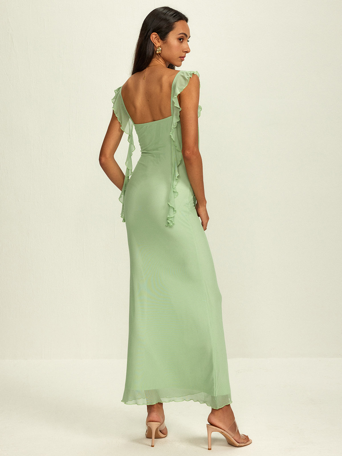 Lettuce Trim Fishtail Dress