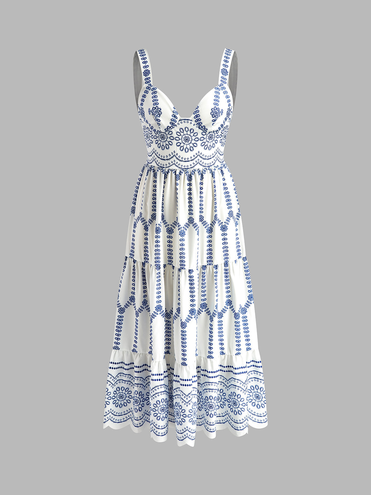 Boho Printed Flowy Tank Long Dress