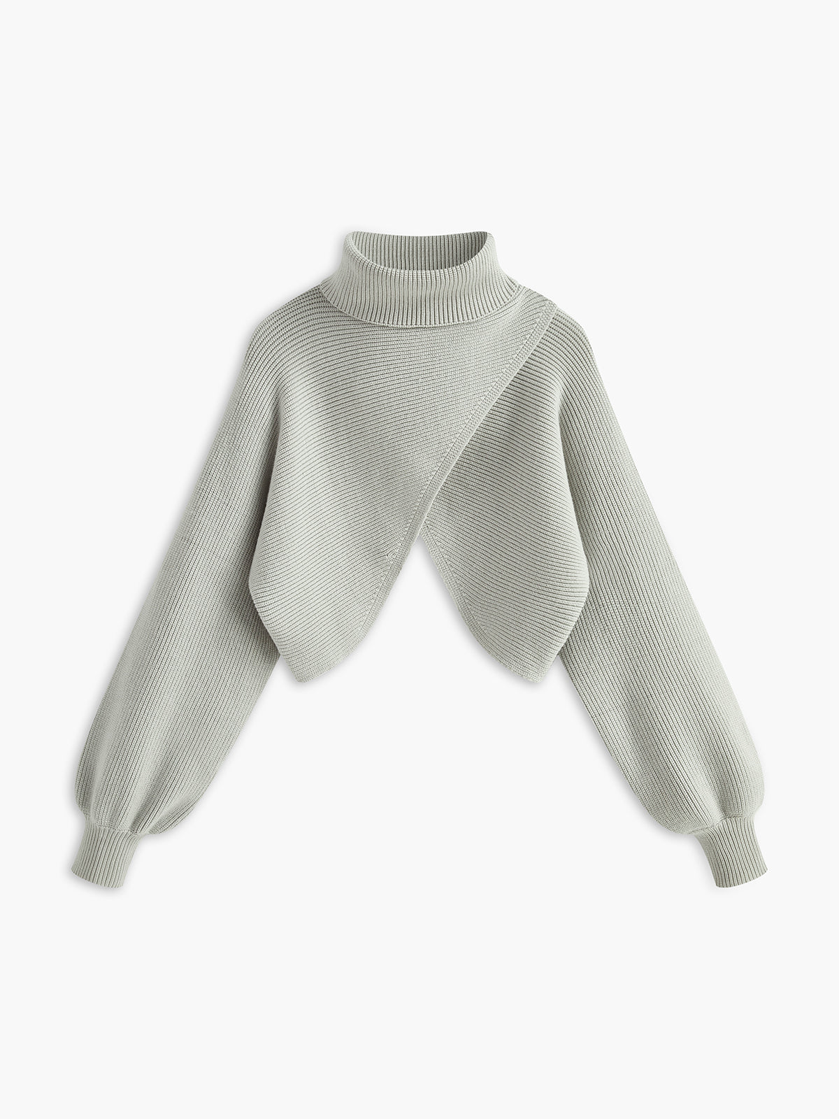 Turtleneck Batwing Sleeve Sweater