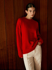 Minimalist Knit Pullover Sweater