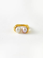 Elegant Pearl Open Ring