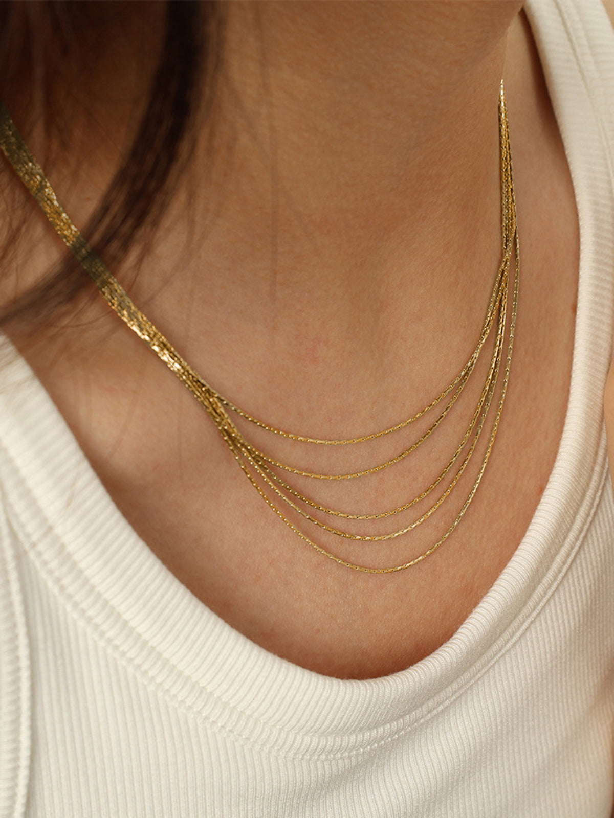 Stacking Golden Necklace