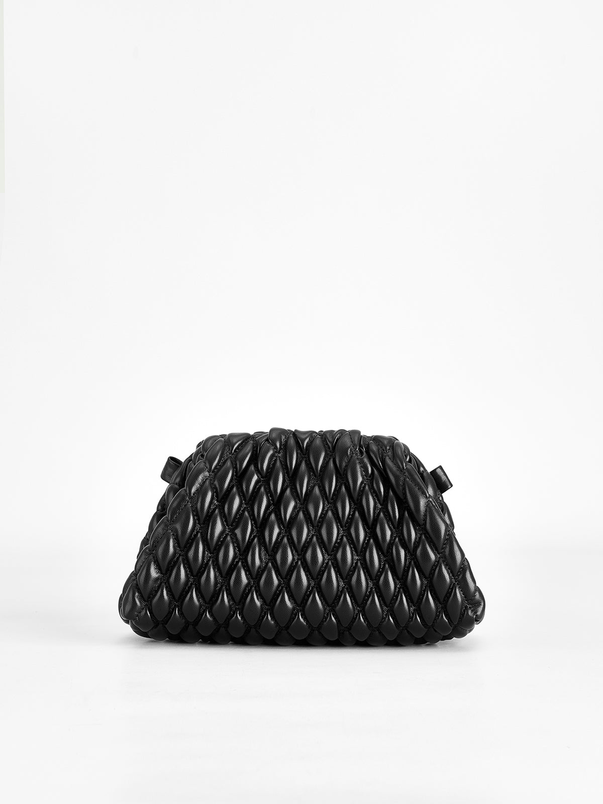 Rhombus Clutch & Shoulder Dumpling Bag