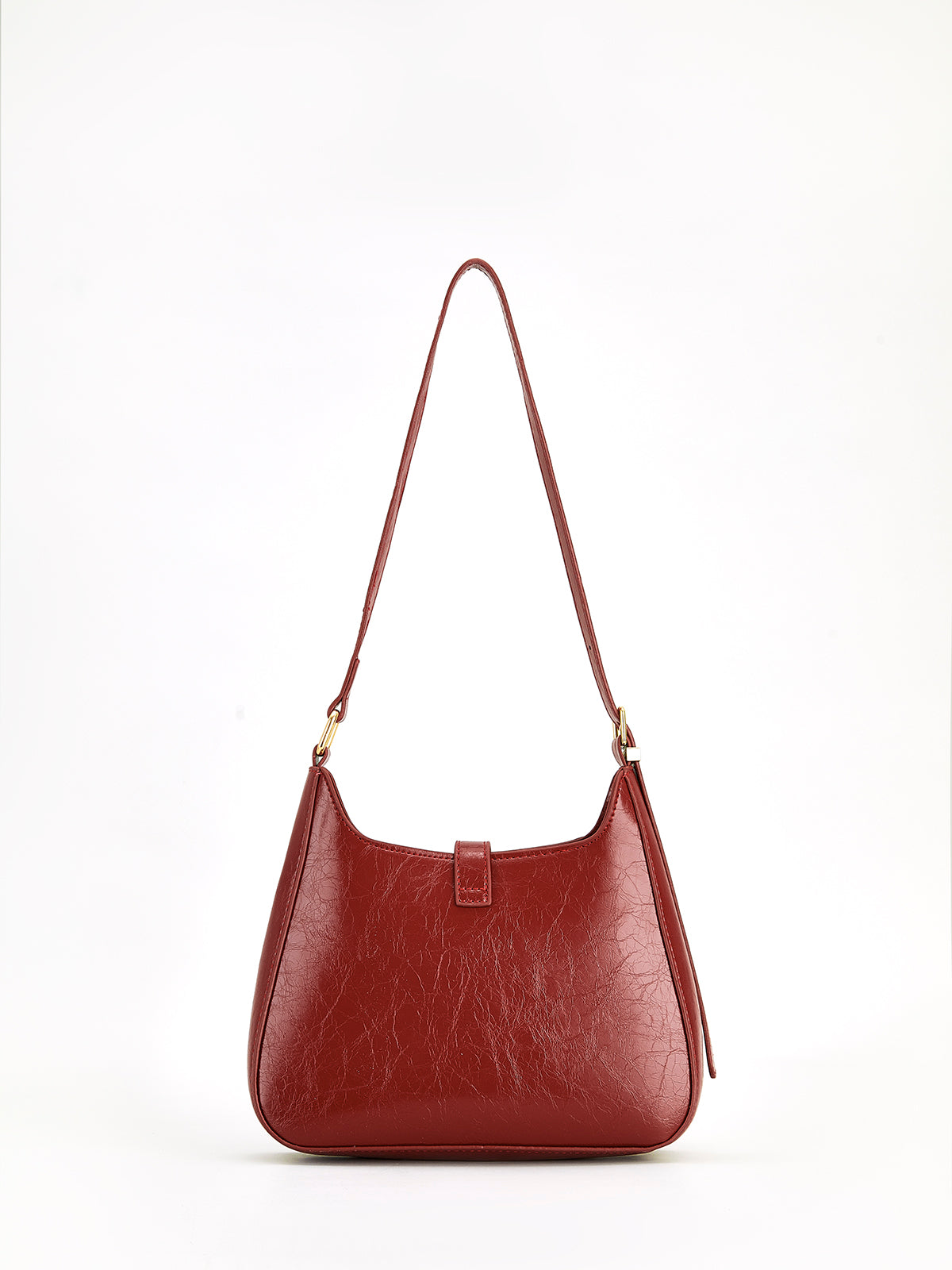 Magnet Closure Zipper Shoulder Bag