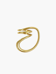 1pc Irregular Spring Twist Ring