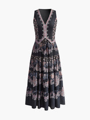 Beheme Printed Floral Dress