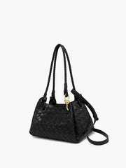 Chic Woven Bucket Bag