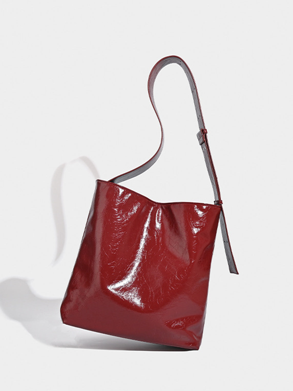 Red Over Size Tote Bag