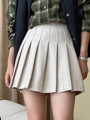 Versatile Pleated Mini Skirt