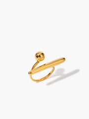 Irregular Minimalist Open Ring