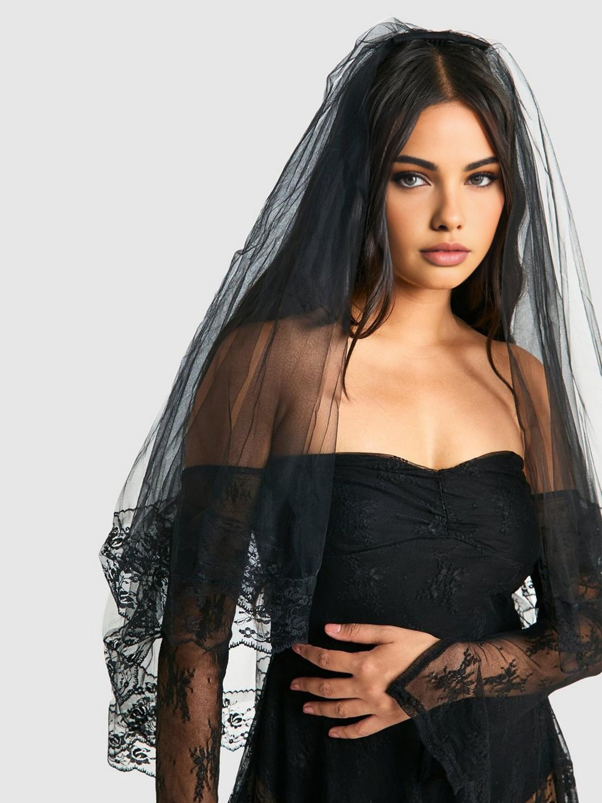 Halloween Ghost Bridal Veil