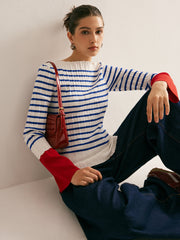 Color Block Striped Sweater