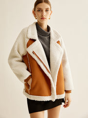 Two-Tone Panel Fleece Jacket