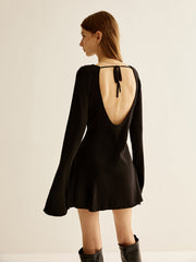 Backless Slim Short Dress