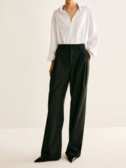 Pinstripe Drape Pants