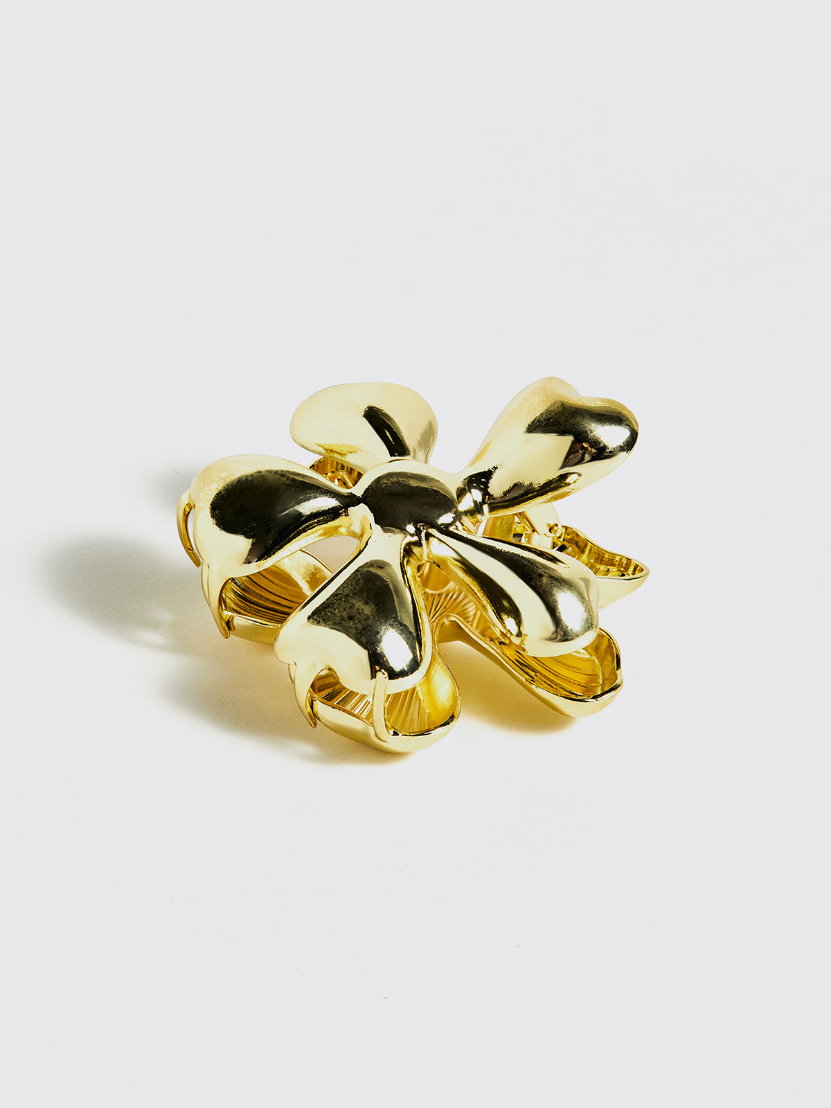 Golden Flower Hair Claw