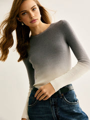 Gradient Slim Sweater